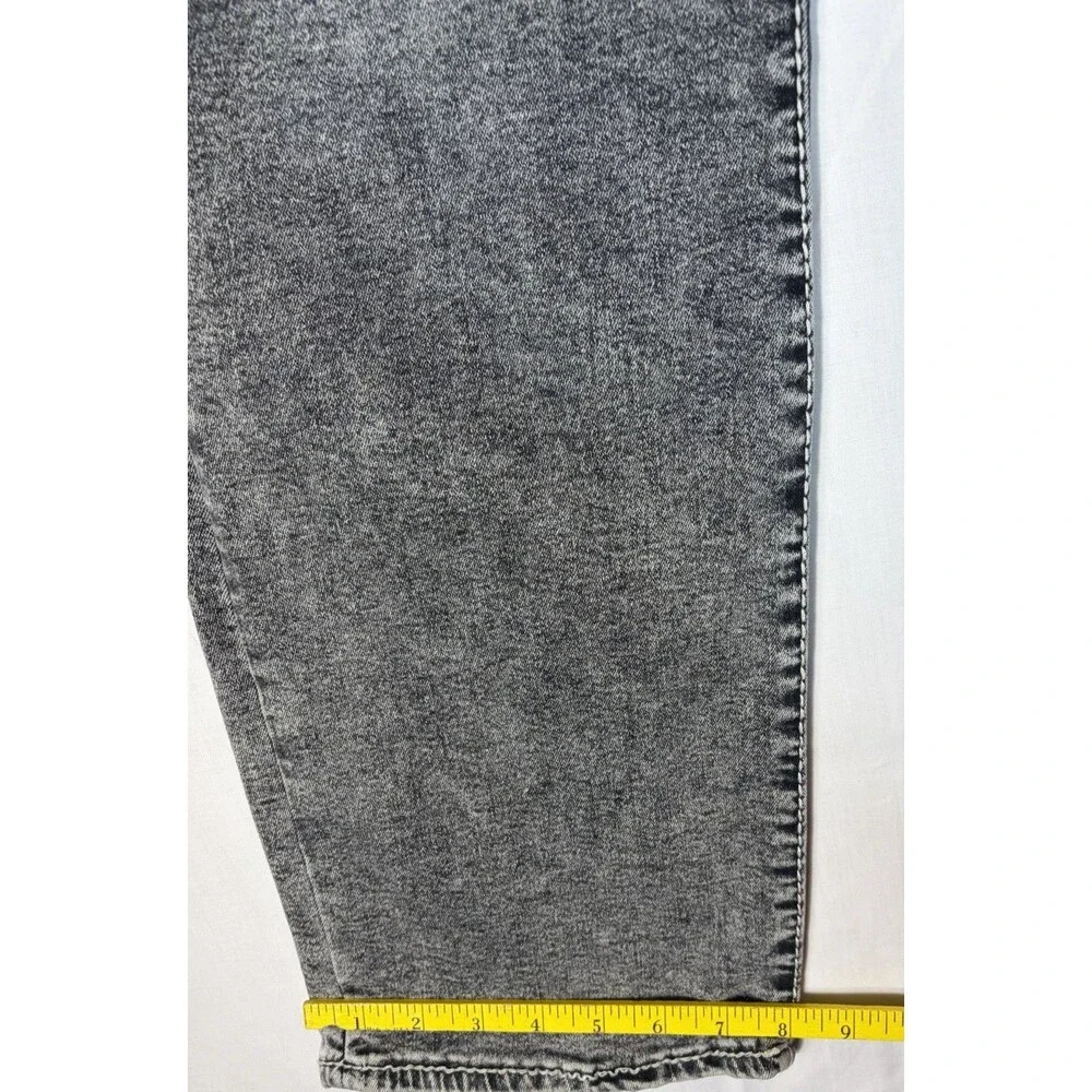 True Religion Jeans Ricky Big T Relaxed Straight Black Flap Pocket Men’s 36x32